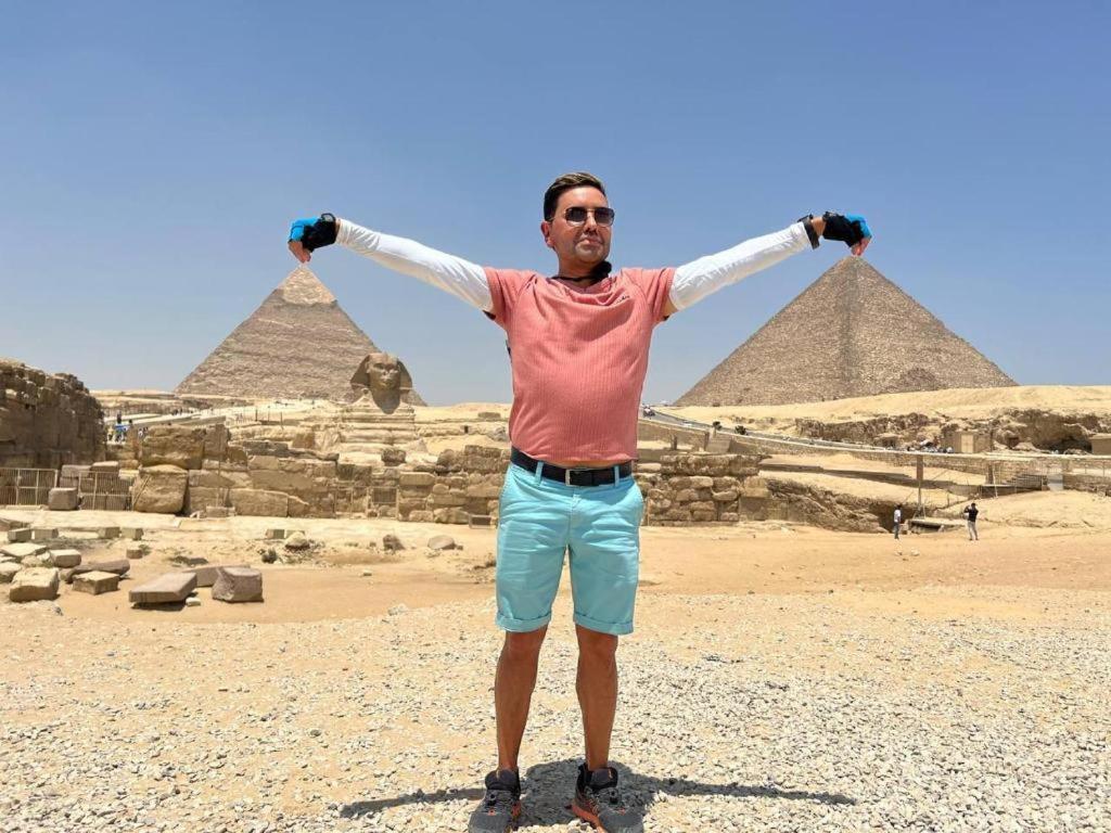 Khufu Pyramids Hotel Kafret el-Gabal Exteriör bild